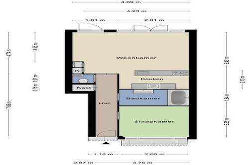 Appartement Geertsemastraat in Rotterdam, Huizen en Kamers, Huizen te huur, Via bemiddelaar, Rotterdam, Appartement