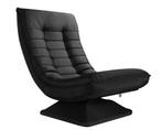 Relax Lounger Aberdeen Stof Zwart (Meubelen, Interieur), Verzenden, Nieuw