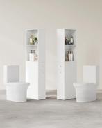 Hoge badkamerkast - smal model - 40 x 18 x 134,4 cm -, Verzenden, Nieuw