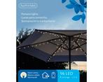 Parasol partylights 96 LED warm wit 8 strings - 1,2 m - Lumi, Tuin en Terras, Buitenverlichting, Nieuw, Verzenden