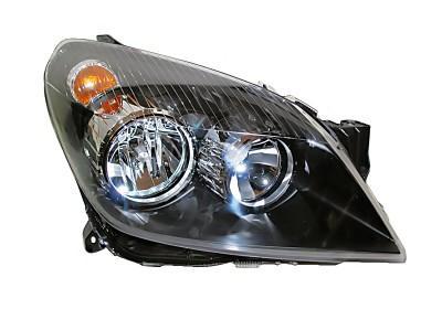 Opel Astra H Zwart Koplamp Rechts (Koplampen), Auto-onderdelen, Verlichting, Nieuw, Opel, Verzenden