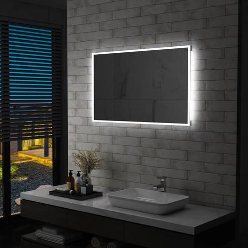vidaXL Badkamerspiegel LED 100x60 cm, Huis en Inrichting, Woonaccessoires | Spiegels, Nieuw, Verzenden