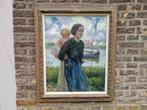 Louis Liévin Théophile Clesse (1889-1962) - Moeder met kind, Antiek en Kunst, Kunst | Schilderijen | Klassiek