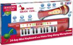 Bontempi keyboard speelgoed set met van €26,99 voor €21,59, Ophalen of Verzenden, Nieuw