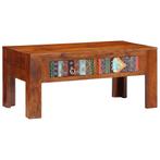 vidaXL Salontafel 90x50x40 cm massief acaciahout, Verzenden, Nieuw, Overige houtsoorten, 50 tot 100 cm