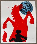 Jörg Immendorff (1945-2007) - Ohne Titel (rotes Pferd, Affe,