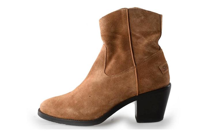 Shabbies Amsterdam Enkellaarzen in maat 40 Bruin | 10%, Kleding | Dames, Schoenen, Bruin, Zo goed als nieuw, Lage of Enkellaarzen