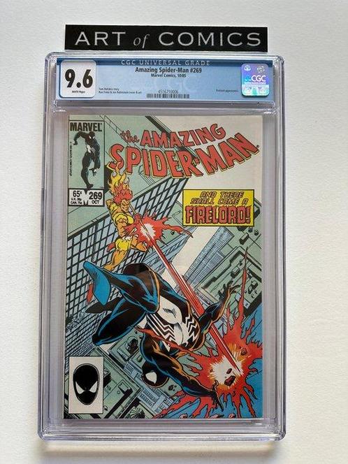 The Amazing Spider-Man #269 - CGC 9.6 - Firelord Appearance, Boeken, Strips | Comics