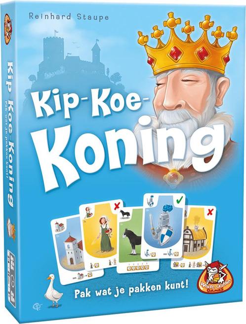 Kip-Koe-Koning - Kaartspel | White Goblin Games -, Hobby en Vrije tijd, Gezelschapsspellen | Kaartspellen, Nieuw, Verzenden