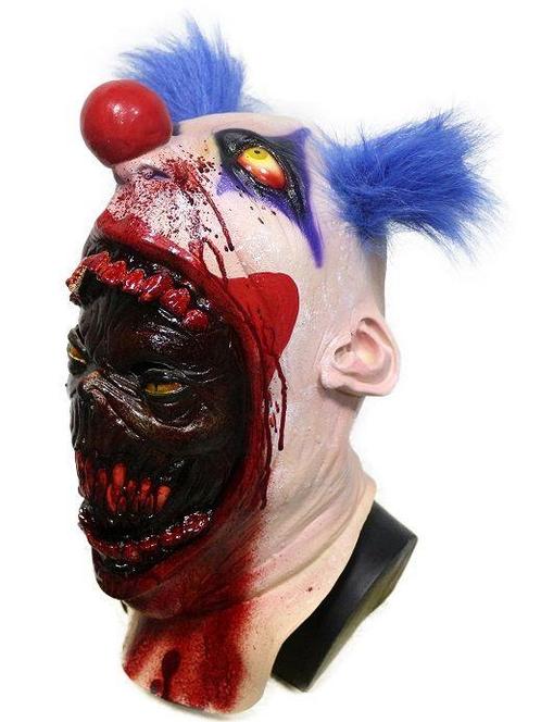 Horror clown masker Gory, Hobby en Vrije tijd, Feestartikelen, Nieuw, Verzenden