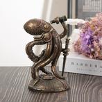 Figuur - Vintage Octopus Sculpture - Hars, Antiek en Kunst, Curiosa en Brocante