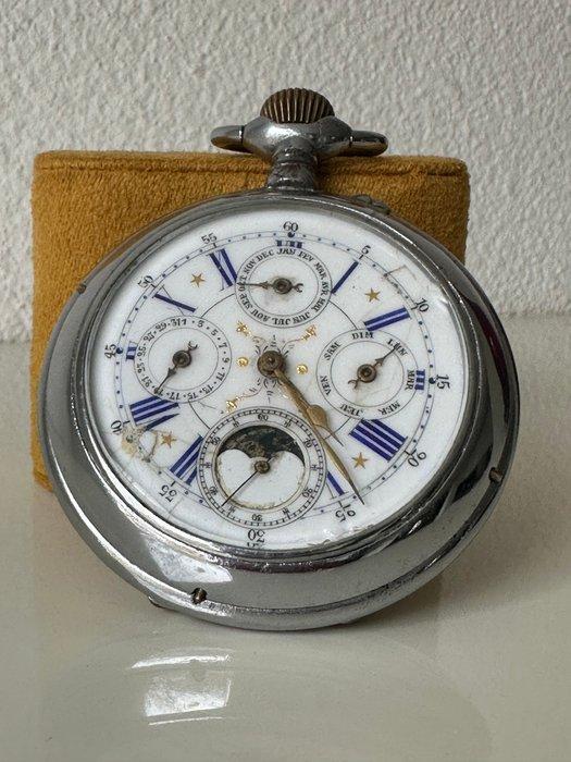 Gousset régulateur phase de lune - Triple Date Moon Phase -, Sieraden, Tassen en Uiterlijk, Horloges | Heren