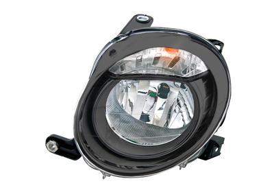 Fiat 500 2007-2015 Zwart Koplamp Links (Koplampen), Auto-onderdelen, Verlichting, Nieuw, Verzenden