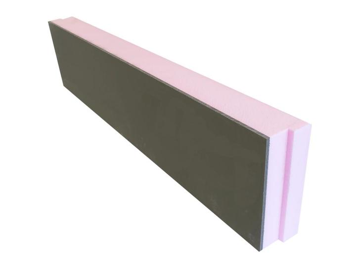 XPS kantplank sponning 1250x300x100mm+8mm antraciet, Doe-het-zelf en Verbouw, Isolatie en Afdichting, Ophalen of Verzenden