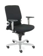 Haworth Comforto 77 bureaustoel, zwart-alu, Huis en Inrichting, Ophalen of Verzenden, Ergonomisch, Nieuw