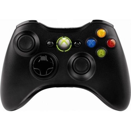 Microsoft Xbox 360 Wireless Controller-Zwart (Xbox 360), Spelcomputers en Games, Spelcomputers | Xbox | Accessoires, Zo goed als nieuw