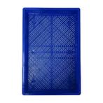 Stapelkrat, 600x400x50 mm, geperforeerd, PP, blauw, 40 tot 60 cm, 50 tot 75 cm, Nieuw, Ophalen of Verzenden