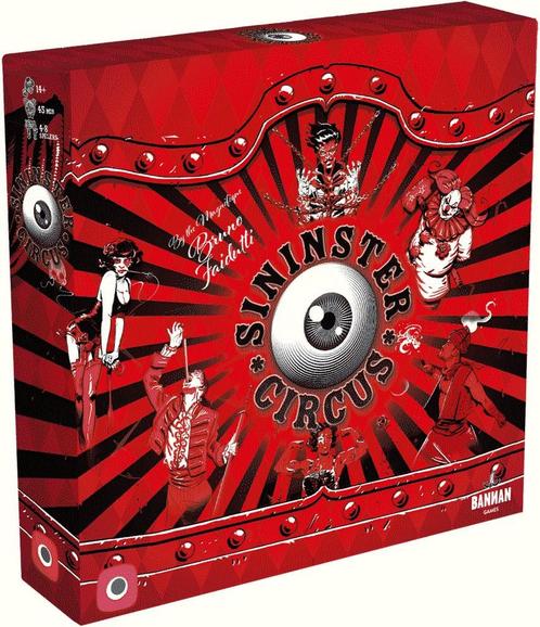 Sinister Circus (NL versie) | Bannan Games -, Hobby en Vrije tijd, Gezelschapsspellen | Bordspellen, Nieuw, Verzenden