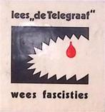 Poster tegen de Telegraaf (lijst optie, Posters), Verzamelen, Posters, Verzenden, Nieuw, Overige onderwerpen, Met lijst
