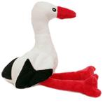 Superzachte Eco Knuffel met geborduurde oogjes - Ooievaar 15, Kinderen en Baby's, Speelgoed | Knuffels en Pluche, Ophalen of Verzenden