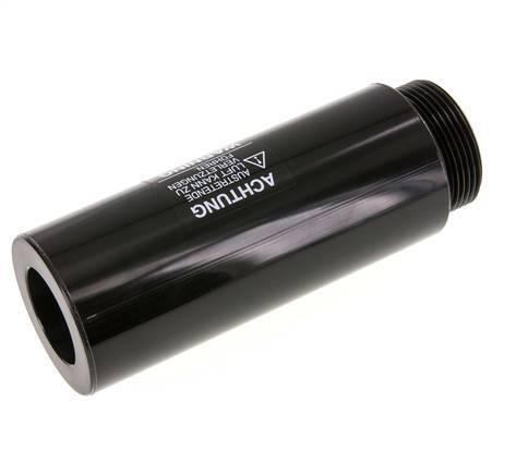 G1-1/2 Aluminium Free-Flow Geluidsdemper Pneumatiek, Doe-het-zelf en Verbouw, Overige Doe-het-zelf en Verbouw, Nieuw, Verzenden