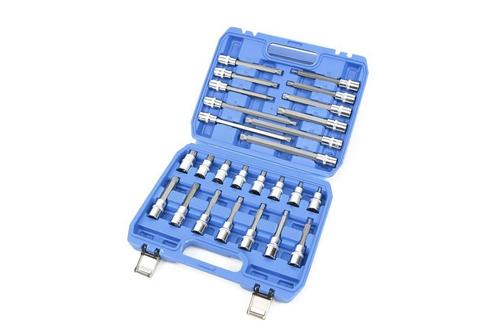 TM Profi 26-Delige 1/2 Spline - Veeltand Doppenset, Auto diversen, Autogereedschap, Nieuw, Verzenden