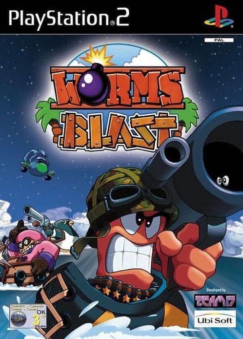 Worms Blast (PS2 Games) (Playstation 2), Spelcomputers en Games, Games | Sony PlayStation 2, Zo goed als nieuw, Ophalen of Verzenden