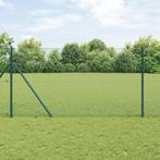 vidaXL Gelaste Draadhek Groen 1x50 m Staal, Tuin en Terras, Verzenden, Nieuw