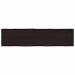vidaXL Tafelblad natuurlijke rand 200x50x(2-4)cm eikenhout, Huis en Inrichting, Tafels | Eettafels, Verzenden, Nieuw