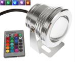 10W LED SPOT light RGB Focus Lens outdoor 12 volt - dimbaar, Nieuw, Ophalen of Verzenden
