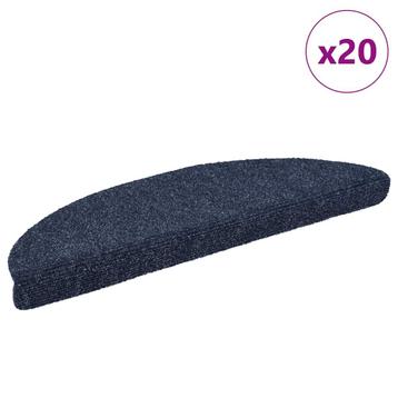 vidaXL Trapmatten Zelfklevend 20 stuks 56x17x3 cm Blauw beschikbaar voor biedingen