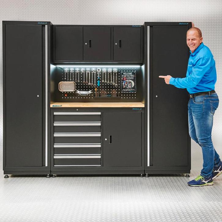 Datona Werkbank 120 cm met gereedschapsbord en, Doe-het-zelf en Verbouw, Werkbanken, Nieuw, Ophalen of Verzenden