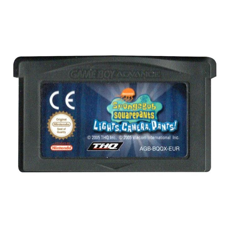 Game Boy Advance Spongebob Squarepants: Lights, Camera, Pant, Spelcomputers en Games, Games | Overige, Zo goed als nieuw, Verzenden