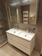 Showmodel badmeubel 120cm greeploos glans wit - 0014, Ophalen, Nieuw, 100 tot 150 cm, Wastafelkast