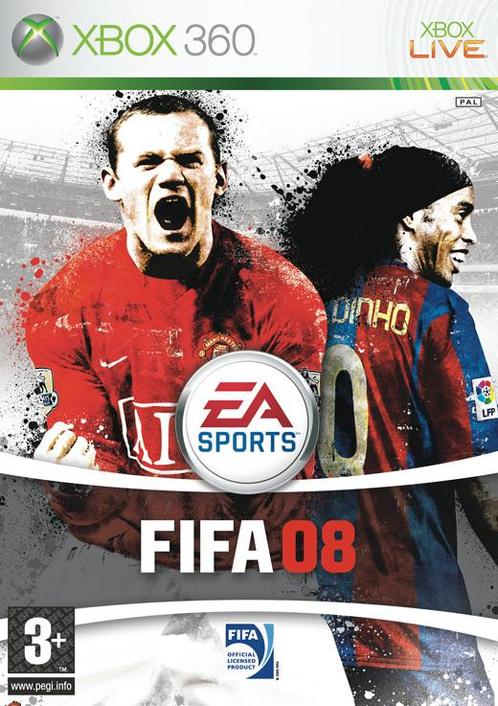 FIFA 08-Standaard (Xbox 360) Gebruikt, Spelcomputers en Games, Games | Xbox 360, Zo goed als nieuw, Ophalen of Verzenden