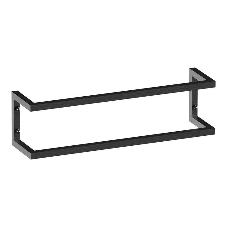 Brauer Handdoekbeugel - 60 cm - Gunmetal Geborsteld, Huis en Inrichting, Badkamer | Badtextiel en Accessoires, Nieuw, Ophalen of Verzenden
