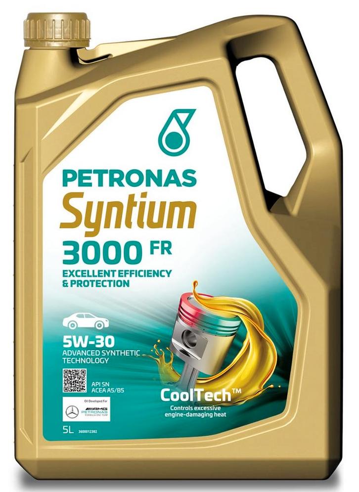 Petronas Syntium 3000 FR 5W30 5 Liter, Auto diversen, Onderhoudsmiddelen, Ophalen of Verzenden