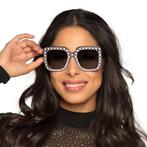 Partybril Zwart Glitters, Verzenden, Nieuw