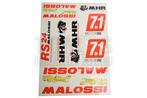 Stickerset Malossi / MHR 10 delig, Ophalen of Verzenden, Nieuw