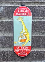 Emaille deurpost Savonnerie La Girafe Marseille, Verzamelen, Verzenden, Nieuw