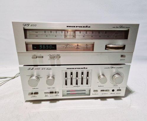 Marantz - ST 400 AM/FM Stereo tuner & PM 500 DC Amplifier, Audio, Tv en Foto, Radio's