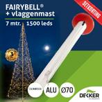 Fairybell 7 meter 1500 leds warm white met Aluminium, Nieuw