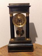 Portico klok - Antiek Hout, Koper, Brons - 1850-1900 - Kolom, Antiek en Kunst, Antiek | Klokken