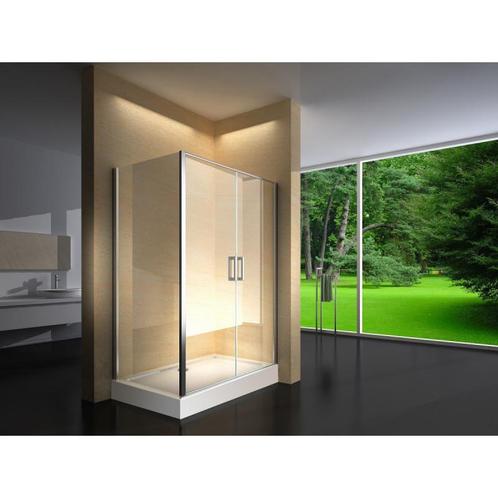 Douchecabine 120X80 Rechthoekig Argento HB- Helder Glas, Doe-het-zelf en Verbouw, Sanitair, Nieuw, Ophalen of Verzenden