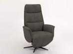 Relaxfauteuil Heino - relaxfauteuils - Grijs, Huis en Inrichting, Stoelen, Nieuw, Grijs, Leer