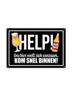 Help! Ons bier voelt zicht eenzaam - 40x30cm, Ophalen of Verzenden, Nieuw