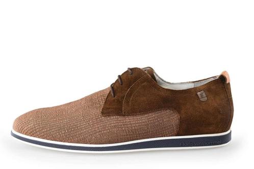 Floris van Bommel Veterschoenen in maat 44½ Bruin | 10%, Kleding | Heren, Schoenen, Bruin, Zo goed als nieuw, Veterschoenen, Verzenden