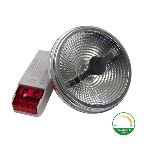 LED lamp AR111 - 12 Watt 230 Volt Dim to Warm dimbaar 45D, Huis en Inrichting, Lampen | Losse lampen, Nieuw, Overige fittingen