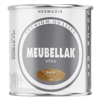 Meubellak | Hermadix | 750 ml (Mat, Waterbasis), Doe-het-zelf en Verbouw, Verf, Beits en Lak, Nieuw, Verzenden