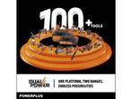 Powerplus POWDPGSET34 Verticuteermachine - 40V - 36 cm, Verzenden, Zo goed als nieuw